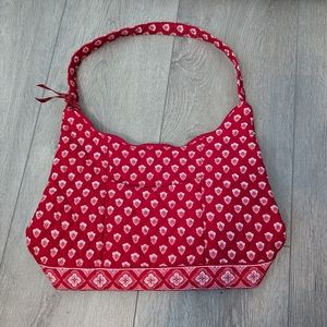 Vera Bradley Nantucket Red Shoulder Bag Riviera